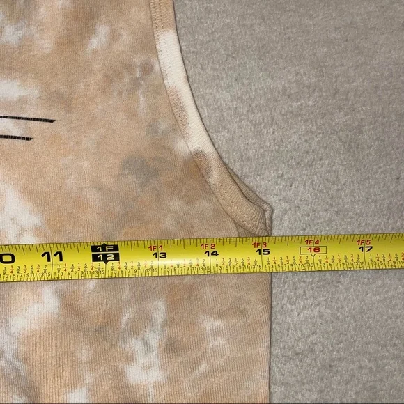 Harley-Davidson Womens Beige‎ Green Orange Tie-die Tank Top Size M - Picture 6 of 7
